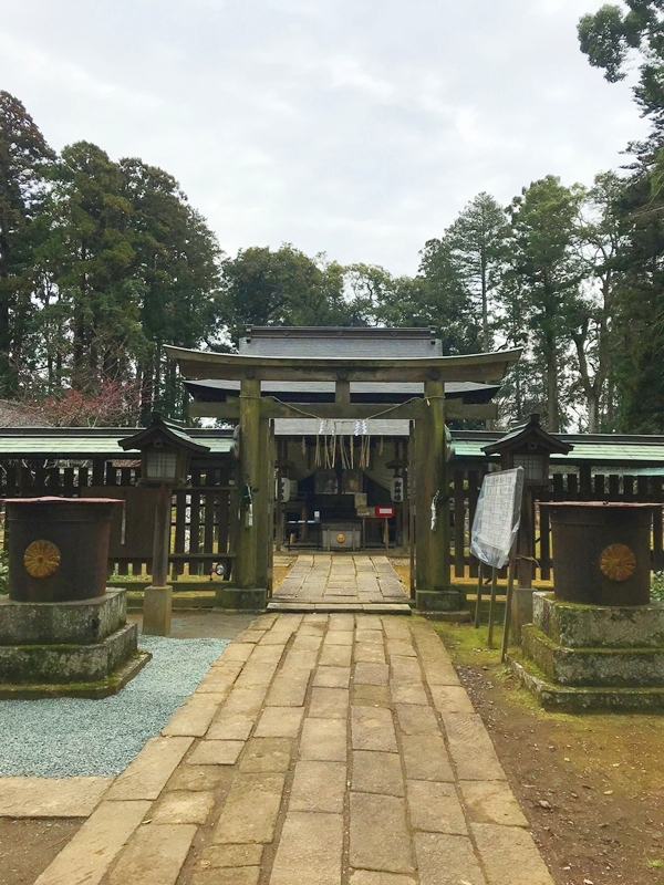 小御門神社の拝殿｜明治17年建立の歴史ある建築と菊の御紋の鳥居