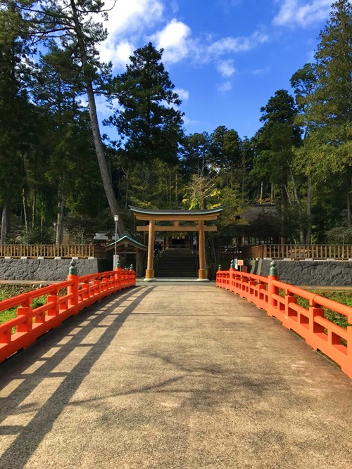 熊野大社 八雲橋の全景と浄化のエネルギー