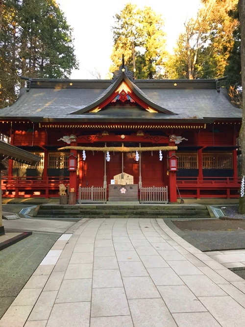 東口本宮冨士浅間神社の社殿の権現造り