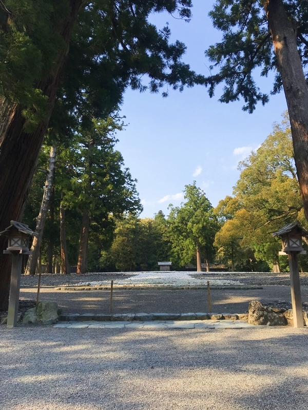 外宮の古殿地（こでんち）式年遷宮で使用される神聖な場所