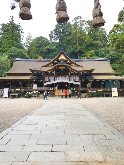 大神神社の社殿｜縁結び祈祷を実施した場所