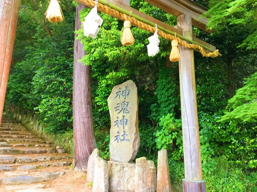 古い歴史を感じさせる神魂神社の鳥居と古社の参拝記録
