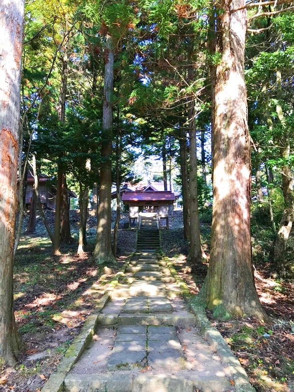 朝山神社 一の鳥居から続く古道 神在月の歴史を感じる参道