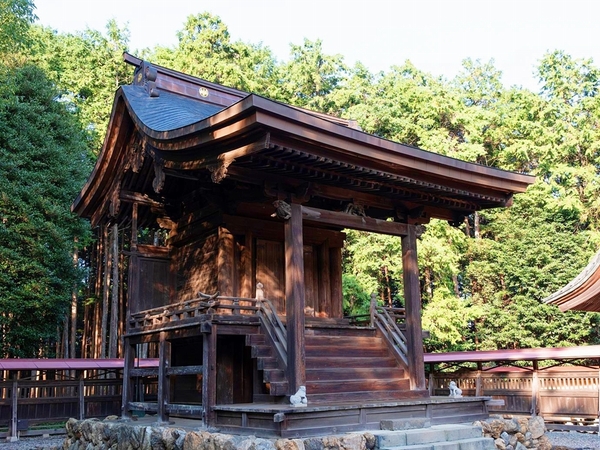 パワースポットで有名な出雲伊波比神社の本殿