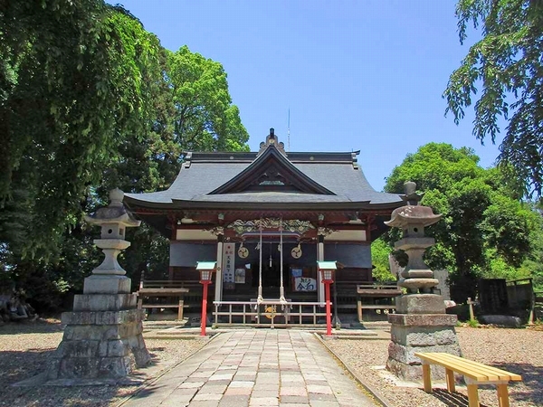 パワースポットで有名な下野國一社 八幡宮の社殿