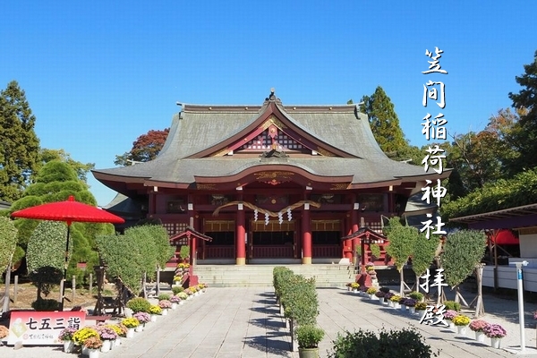 パワースポットで有名な笠間稲荷神社の社殿