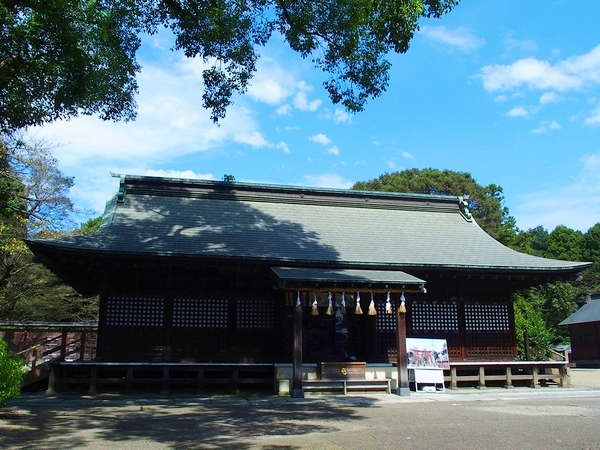 パワースポットで有名な鷲宮神社の社殿