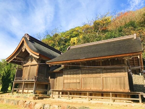 出雲大社 上宮 拝殿 神在月に神々が集まる境外摂社