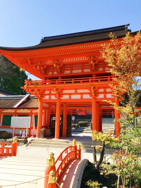 上賀茂神社 楼門 檜皮葺の荘厳な門 重要文化財