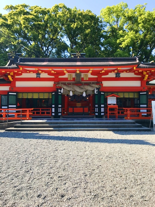 熊野速玉大社 拝殿と注連縄