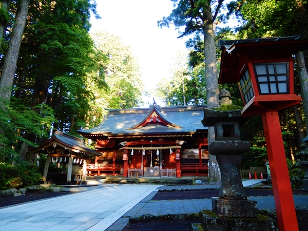 静岡県小山町の東口本宮冨士浅間神社の拝殿