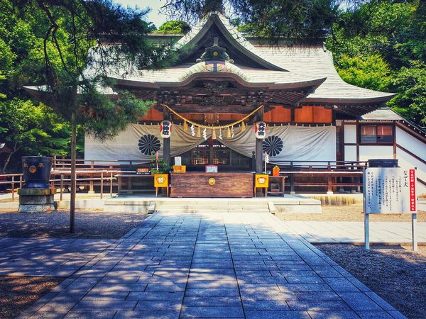 天照皇大神を祀る村松大神宮の拝殿 茨城のお伊勢さま