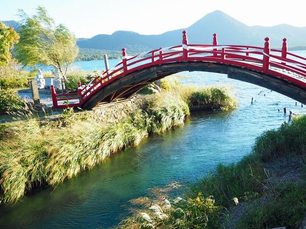 恐山での代理参拝実績として撮影した境内の風景