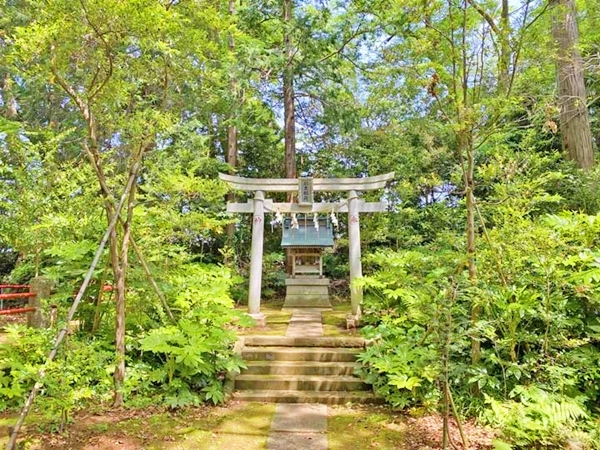 神崎神社で願意を整える参拝