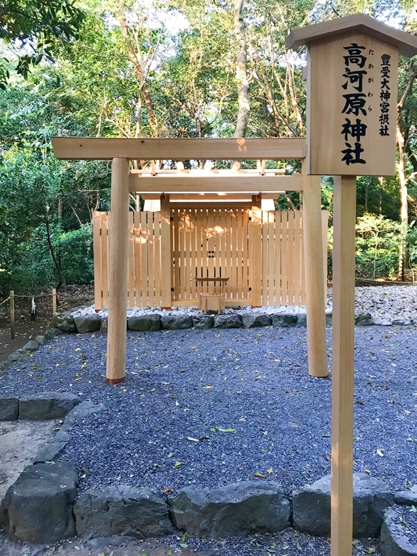 月夜見宮摂社・高河原神社の社殿と由緒